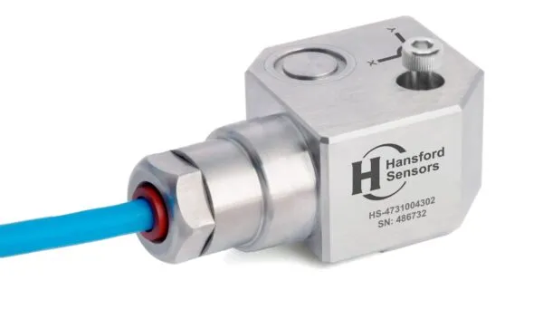 Hansford Sensors HS-473 triaxiale 4–20 mA trillingssensor